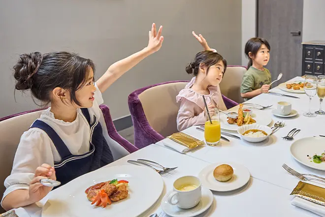 【個室deアニバーサリー】七五三のお祝いプラン（フレンチコース）　イメージ画像