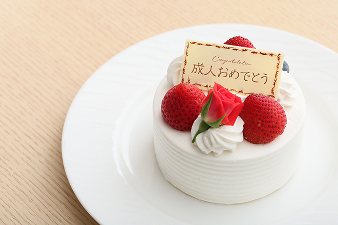 【乾杯ドリンク・ホールケーキ付き】 ご卒業のお祝いプラン イメージ画像