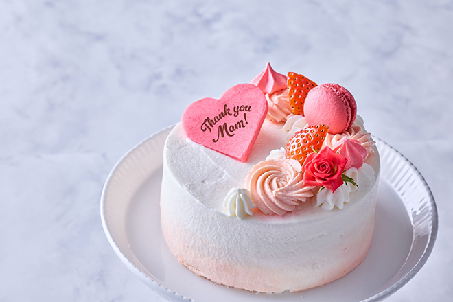 【母の日のプレゼントに】母の日メッセージ入りケーキ＆ハートギフトバッグ販売　イメージ画像