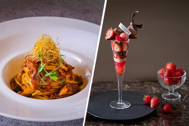 【ご褒美スイーツ付きランチ】パフェorアフタヌーンティーから選べるパスタランチ　イメージ画像