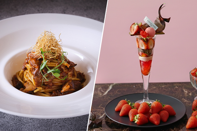 【選べるスイーツ】パフェorアフタヌーンティーから選べるパスタランチ　イメージ画像