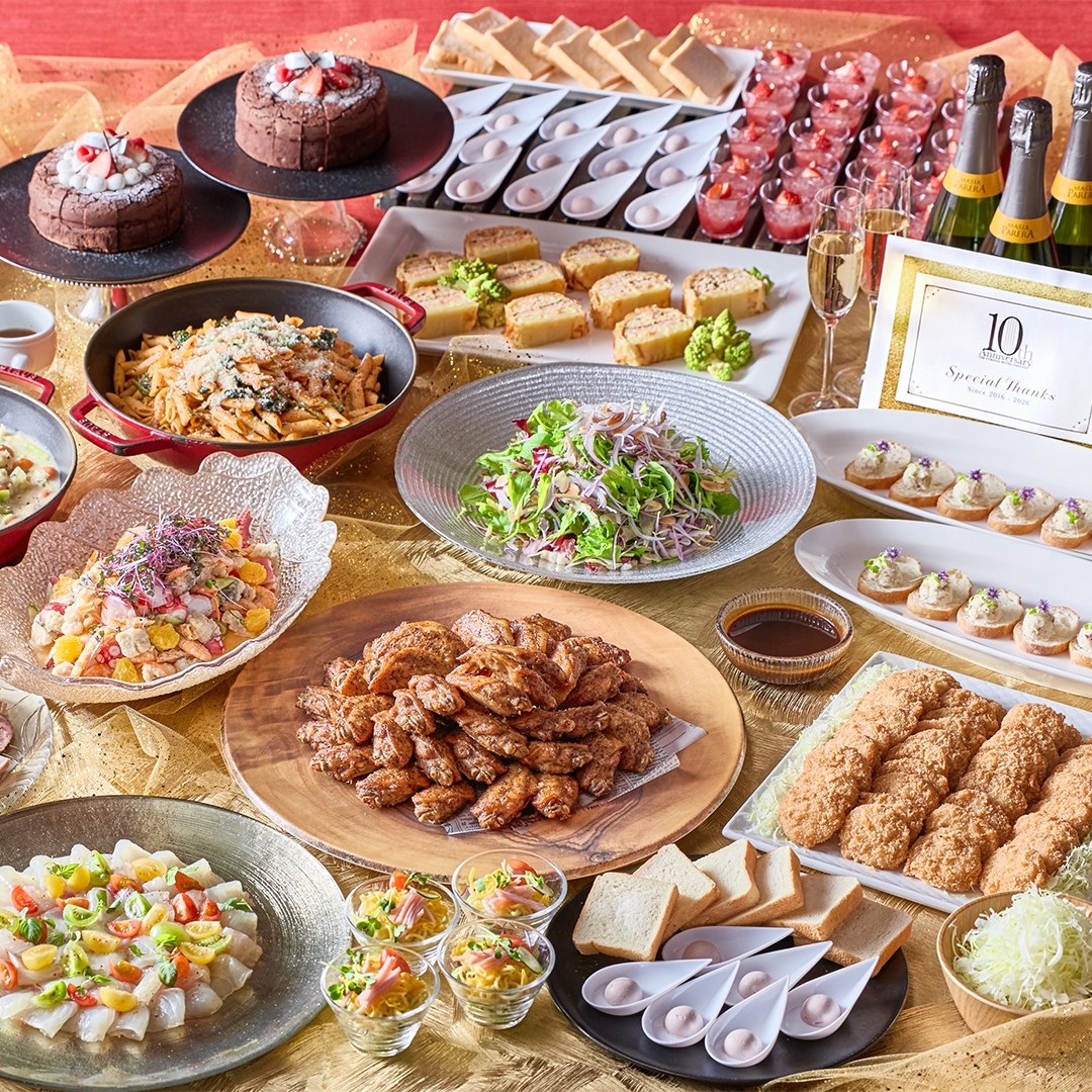 【ホテル開業10周年記念】10大特典付き！特別パーティープラン　イメージ画像