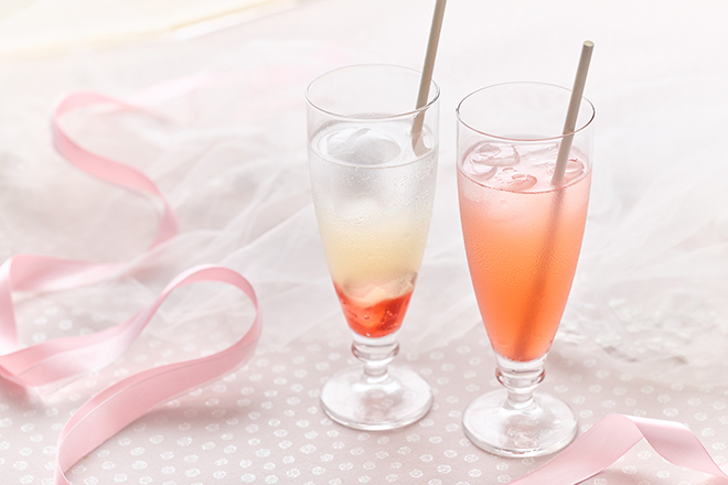 “ピンクリボンフェスティバル”賛同企画<br>ピンクカラーのドリンクプレゼント＆ホテルオリジナルケーキ販売　イメージ画像