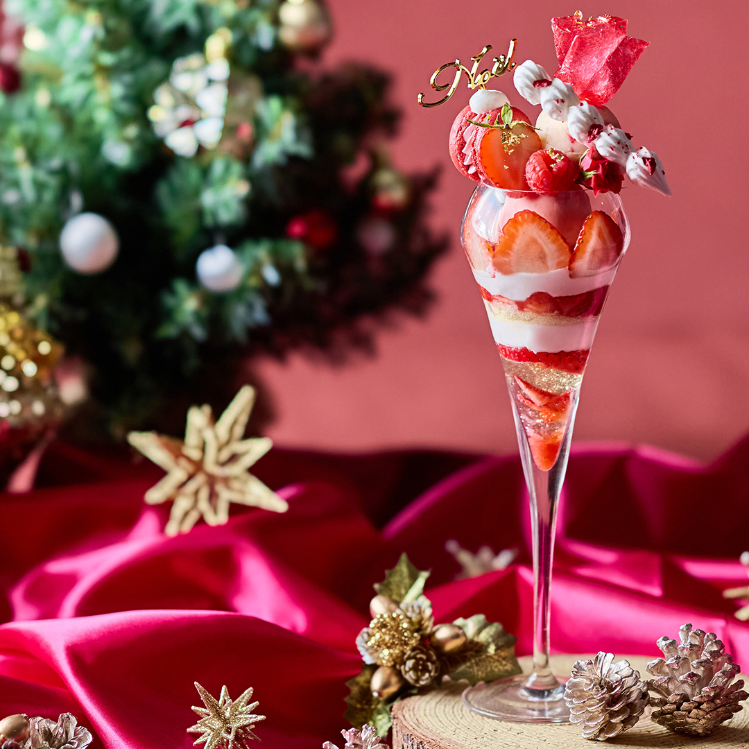 期間限定先行販売【贅沢いちご尽くし】大人のご褒美クリスマスパフェ～Strawberry Shortcake～　イメージ画像