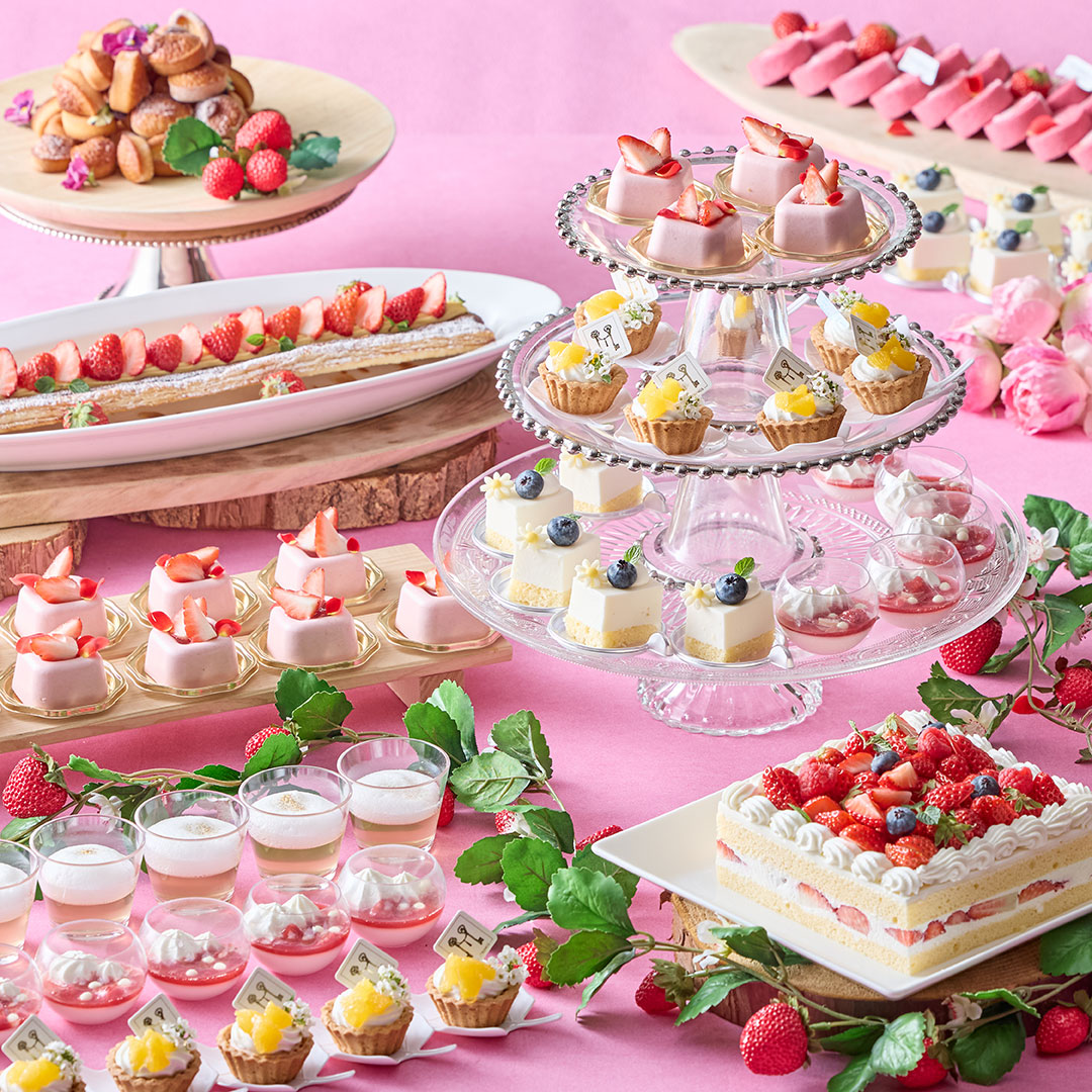 【ホテル開業10周年記念】ストロベリースイーツブッフェ～真っ赤な宝石の祭典～　イメージ画像