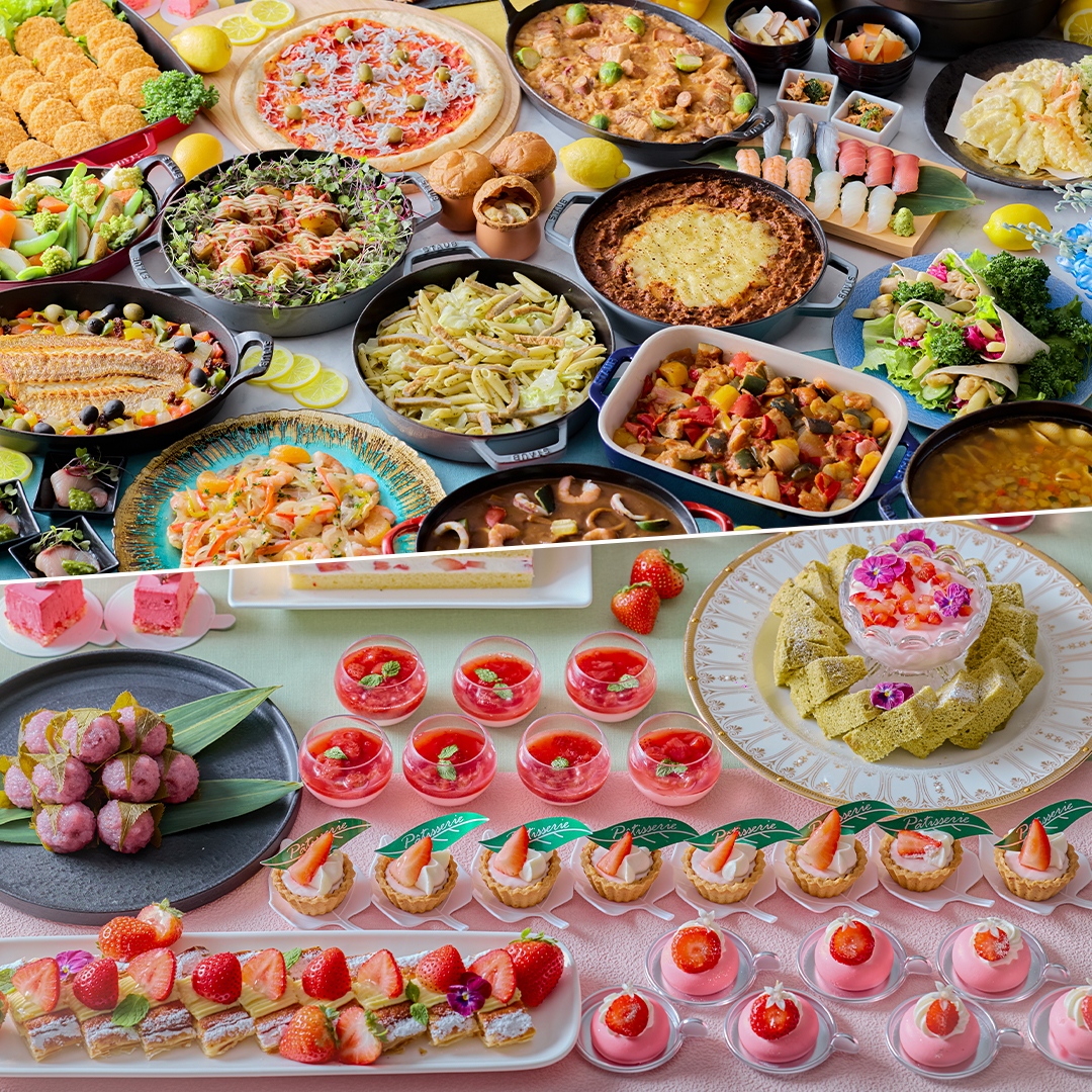 【開業10周年記念キャンペーン】いちご尽くしスイーツと地中海グルメフェア～曜日限定でフレッシュいちごが食べ放題～　イメージ画像