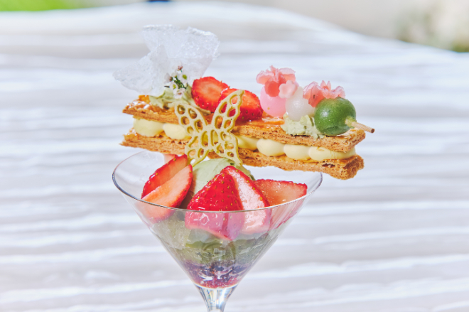 【ホテル開業10周年記念】初夏のいちごと抹茶のアフタヌーンティー　イメージ画像