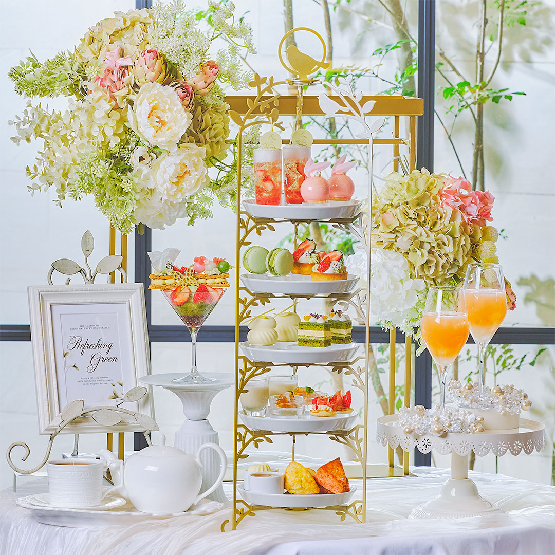 【ホテル開業10周年記念】初夏のいちごと抹茶のアフタヌーンティー　イメージ画像