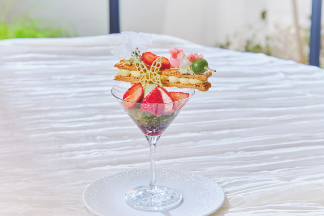 【ホテル開業10周年記念】初夏のいちごと抹茶のアフタヌーンティー　イメージ画像