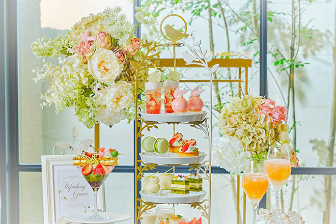 【ホテル開業10周年記念】初夏のいちごと抹茶のアフタヌーンティー　イメージ画像