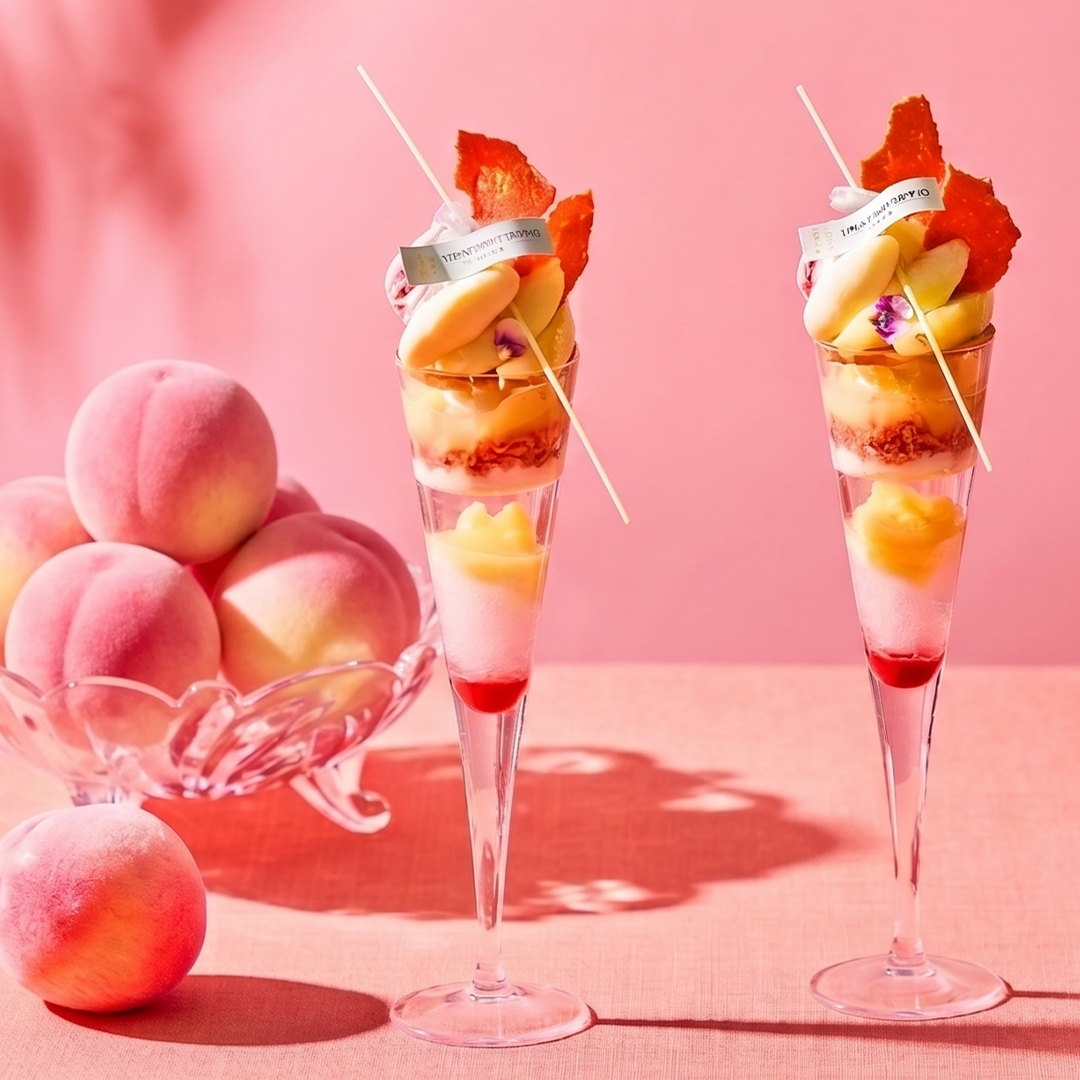 【開業10周年記念】大人のご褒美パフェ～JuicyPeach～　イメージ画像