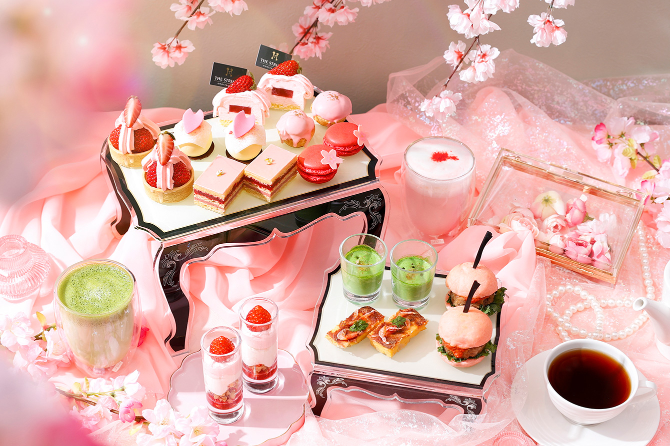 桜×いちご お花見アフタヌーンティー